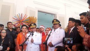 Gubernur dan Wakil Gubernur Daerah Khusus Jakarta, Pramono Anung - Rano Doel Karno, di Balaikota DKJ, Jakarta, Kamis, 20/2/2025 | Novia Suhari/Forum Keadilan