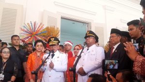 Gubernur dan Wakil Gubernur Daerah Khusus Jakarta, Pramono Anung - Rano Doel Karno, di Balaikota DKJ, Jakarta, Kamis, 20/2/2025 | Novia Suhari/Forum Keadilan
