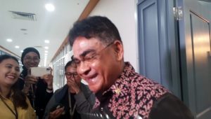 Anggota DPR RI dari Fraksi PDI Perjuangan Andreas Hugo Pareira di Gedung DPR RI, Jakarta, Selasa, 25/2/2025 | Muhammad Reza/Forum Keadilan