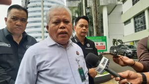 Kapuspenkum Kejaksaan Agung Harli Siregar di Gedung Kejagung, Rabu, 26/2/2025 | Syahrul Baihaqi/Forum Keadilan