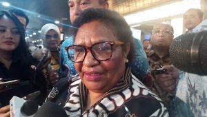 Wakil Menteri Dalam Negeri (Wamendagri) Ribka Haluk, di Gedung DPR RI, Jakarta Pusat, Kamis, 27/2/2025. | Muhammad Reza/ Forum Keadilan