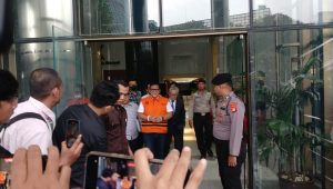 Sekjen PDI Perjuangan Hasto Kristiyanto usai diperiksa oleh KPK, Kamis, 27/2/2025 | Syahrul Baihaqi/Forum Keadilan