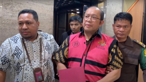 Kejaksaan Agung (Kejagung) menetapkan Dirjen Anggaran Kementerian Keuangan (Kemenkeu) Isa Rachmatarwata, sebagai tersangka dalam kasus dugaan tipikor PT Asuransi Jiwasraya, pada Jumat, 7/2/2025. | Dok Puspenkum Kejaksaan Agung
