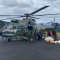 Helikopter H225M Caracal yang digunakan TNI Angkatan Udara (AU) mendistribusikan ribuan paket makan bergizi gratis (MBG) di Pegunungan Papua Tengah, Senin, 17/2/2025 | Dok Dinas Penerangan Angkatan Udara