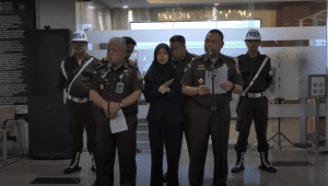 Kejaksaan Agung (Kejagung) RI dalam konferensi pers di Gedung Kejagung, Jakarta Selatan, Senin, 24/2/2025. | Youtube Kejagung RI