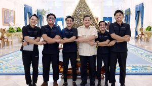 Pandawara Group bersama dengan Presiden Prabowo Subianto di Istana Kepresidenan, Jakarta, Selasa, 11/3/2025 | Instagram @pandawaragroup