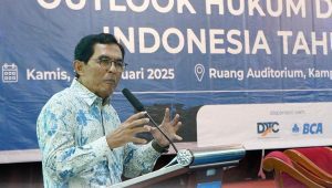 Mantan Direktur Jenderal Pajak Permana Agung memberikan pandangannya dalam seminar di Perbanas Institute, Jakarta Selatan, Kamis, 27/2/2025. I Ist