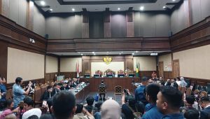 Sidang Kasus Importasi Gula dengan terdakwa Tom Lembong di PN Jakarta Pusat, Kamis, 6/3/2025 | Syahrul Baihaqi/Forum Keadilan