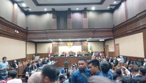 Sidang Kasus Importasi Gula dengan terdakwa Tom Lembong di PN Jakarta Pusat, Kamis, 6/3/2025 | Syahrul Baihaqi/Forum Keadilan
