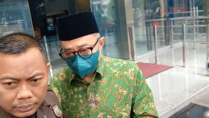 Eks Kakanwil Pajak Jakarta Mohamad Haniv usai diperiksa KPK, Jumat, 7/3/2025 | Syahrul Baihaqi/Forum Keadilan