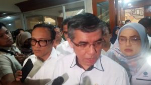 Menteri Ketenagakerjaan (Menaker) Yassierli di Gedung DPR RI, Jakarta Pusat, Selasa, 11/3/2025 | Muhammad Reza/Forum Keadilan