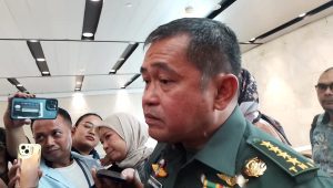 Kepala Staf Angkatan Darat (KSAD) Jenderal Maruli Simanjuntak di Gedung DPR RI, Jakarta Pusat, Kamis, 13/3/2025 | Muhammad Reza/Forum Keadilan