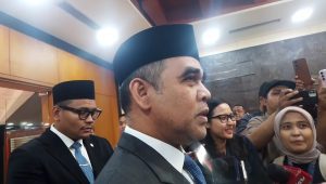 Ketua Majelis Permusyawaratan Rakyat (MPR) RI Ahmad Muzani, di Gedung DPR RI, Jakarta Pusat, Jumat, 14/3/2025 | Muhammad Reza/Forum Keadilan