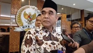 Ketua Majelis Permusyawaratan Rakyat (MPR) Ahmad Muzani di Gedung DPR RI, Jakarta Pusat, Senin, 17/3/2025 | Muhammad Reza/Forum Keadilan