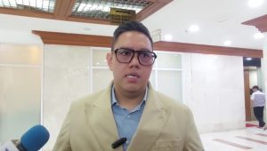 Wakil Ketua Komisi I DPR RI dari Fraksi Golkar Dave Laksono di di Gedung DPR RI, Jakarta Pusat, Rabu, 19/3/2025 | Muhammad Reza/Forum Keadilan