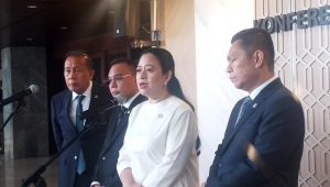 Ketua DPR RI Puan Maharani di Gedung DPR RI, Jakarta Pusat, Kamis, 20/3/2025. | Muhammad Reza/ Forum Keadilan