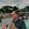 Direktur Eksekutif Amnesty Internasional Indonesia Usman Hamid di depan Gerbang DPR, Kamis, 20/3/2025 | Syahrul Baihari/Forum Keadilan