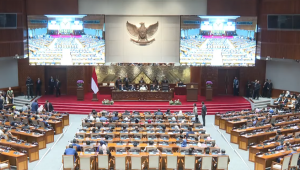 Pengesahan RUU TNI dalam Rapat Paripurna DPR ke-15 Masa Persidangan II Tahun Sidang 2024-2025 di Gedung DPR RI, Senayan, Jakarta Pusat, Kamis, 20/3/2025 | YouTube TVR Parlemen