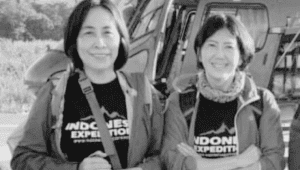 Dua pendaki wanita yang meninggal dunia ketika mendaki Puncak Jaya, Papua, atau Piramida Carstensz, Lilie Wijayanti Poegiono dan Elsa Laksono | Dok Humas Polda Papua