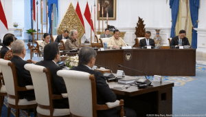 Presiden Prabowo Subianto dalam pertemuan dengan Investor Global Ray Dalio, di Istana Merderka, pada Jumat, 7/3/2025. | Youtube Sekretariat Presiden