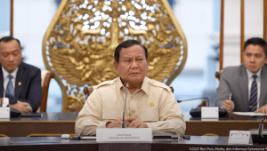 Presiden RI Prabowo Subianto dalam pertemuan dengan Investor Global Ray Dalio, di Istana Merderka, pada Jumat, 7/3/2025. | Youtube Sekretariat Presiden