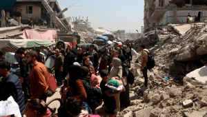 Warga Gaza Mengungsi | Ist