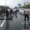 Papan reklame roboh di ruas Jalan Tol Dalam Kota (Damkot) KM 0.600 arah Pancoran-Cawang, Rabu, 9/4/2025 | Ist