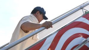 Presiden Prabowo Subainto bertolak ke Kota Palembang dari Pangkalan TNI AU Halim Perdanakusuma, Jakarta, Rabu, 23/4/2025 | Instagram @kemensetneg.ri