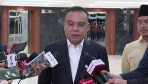 Ketua Harian DPP Partai Gerindra, Sufmi Dasco Ahmad di di Gedung DPR RI, Jakarta Pusat, Rabu, 9/4/2025 | Muhammad Reza/Forum Keadilan