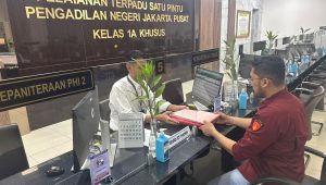 JPU Kejari Pusat Limpahkan Berkas PT Duta Palma ke PN Jakarta Pusat, Kamis, 10/4/2025 | Ist
