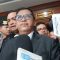 Sekjen PDIP Hasto Kristiyanto usai sidang putusan sela di PN Jakarta Pusat, Jumat, 11/4/2025 | Syahrul Baihaqi/Forum Keadilan