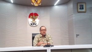 Juru Bicara KPK Tessa Mahardhika Sugiarto, di Gedung KPK, Jakarta Pusat, Kamis, 17/4/2025 | Muhammad Reza/Forum Keadilan