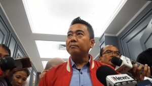Kuasa Hukum Para Mantan Pemain Sirkus OCI Muhammad Soleh, di Senayan, Jakarta, Rabu, 23/4/2025 | Novia Suhari/Forum Keadilan