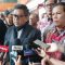 Sekjen PDI Perjuangan Hasto Kristiyanto di PN Jakarta Pusat, Jumat, 25/4/2025 | Syahrul Baihaqi/Forum Keadilan