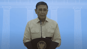 Penasihat khusus Presiden bidang politik dan keamanan, Wiranto saat memberikan keterangan pers di Istana Kepresidenan Jakarta, Kamis, 24/4/2025. | YouTube Sekretariat Presiden