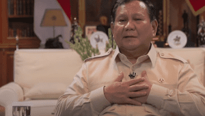 Presiden Prabowo Subianto dalam wawancara dengan tujuh jurnalis senior di kediamannya, Hambalang, Bogor, Minggu, 6/4/2025. | Ist