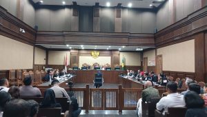 Sidang Pemeriksaan Saksi Riezky Aprilia selaku Eks Anggota DPR RI Fraksi PDI Perjuangan di sidang perkara Hasto Kristiyanto, Rabu, 7/5/2025 | Syahrul Baihaqi/Forum Keadilan