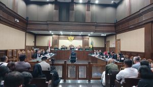 Sidang Pemeriksaan Saksi Riezky Aprilia selaku Eks Anggota DPR RI Fraksi PDI Perjuangan di sidang perkara Hasto Kristiyanto, Rabu, 7/5/2025 | Syahrul Baihaqi/Forum Keadilan