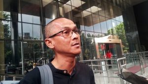 Agus Sarwono, peneliti Transparency International Indonesia (TII) di Gedung Merah Putih Gedung KPK, Jakarta, Rabu, 7/5/2025 | Muhammad Reza/Forum Keadilan