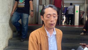 Kader PSI Dian Sandi, usai melakukan pemeriksaan klasifikasi terkait laporan ijazah Jokowi, di Polda Metro Jaya, Senin 19/5/2025. | Ist