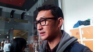 Juru Bicara KPK, Budi Prasetyo di gedung Merah Putih KPK, Jakarta, Kamis, 22/5/2025. | Muhammad Reza/ Forum Keadilan
