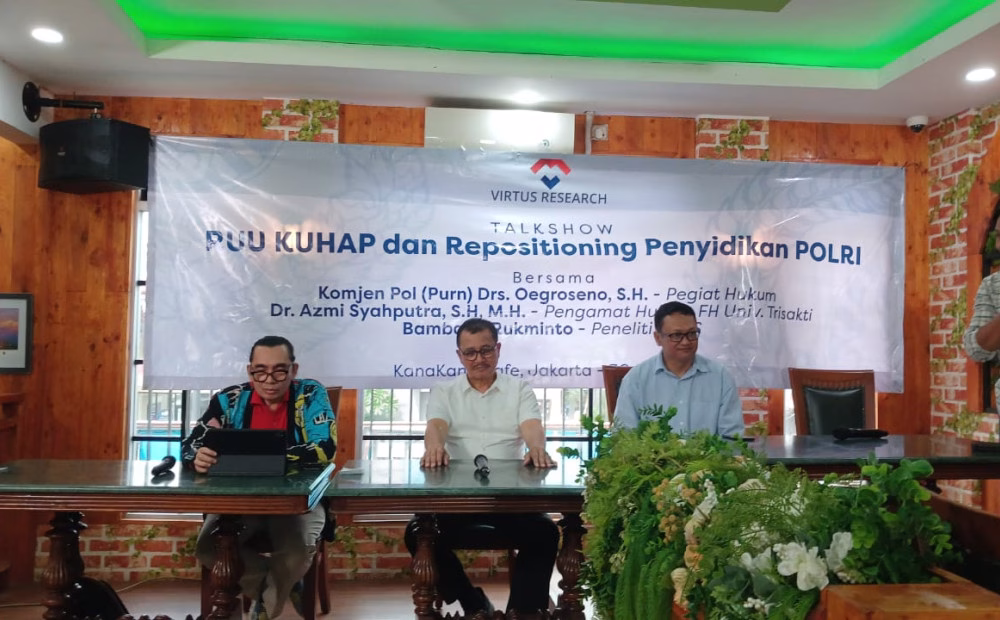 Bambang Rukminto: Reposisi Peran Polri dalam Penyidikan Harus Jadi Perhatian dalam RUU KUHAP