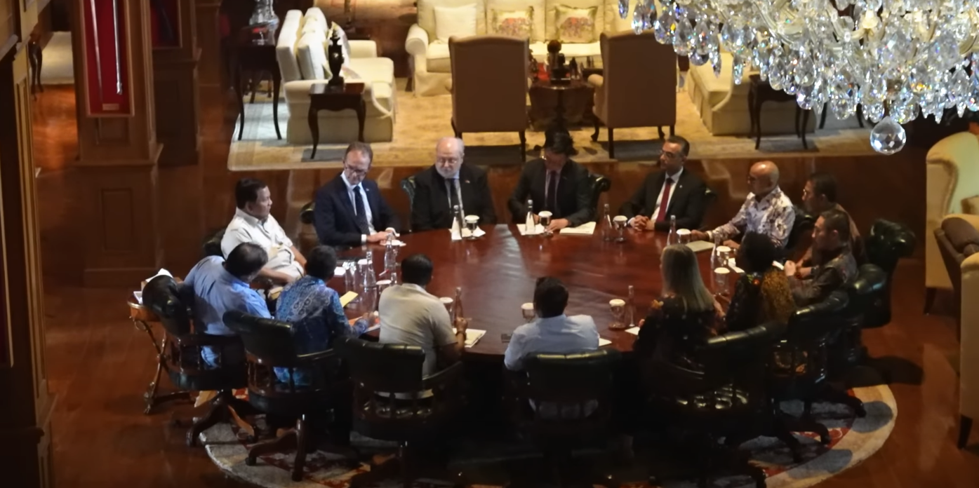 Prabowo Terima Delegasi Inggris, Bahas Kerja Sama Bidang Pendidikan