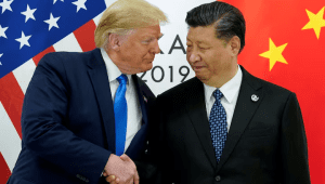 Presiden Amerika Serikat (AS) Donald Trump dan Presiden Cina Xi Jinping | Reuters