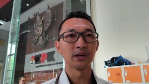 Juru Bicara KPK Budi Prasetyo di Gedung KPK, Jakarta, Senin, 2/6/2025 | Muhammad Reza/Forum Keadilan