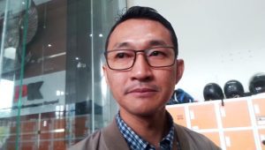 Juru Bicara KPK, Budi Prasetyo, di gedung Merah Putih KPK, Jakarta, Kamis, 19/6/2025. | Muhammad Reza/ Forum Keadilan