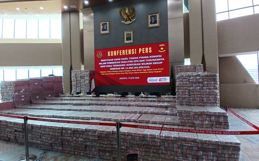 Kejagung Sita Uang Rp11 Triliun dari Wilmar Group di Kasus Perkara CPO