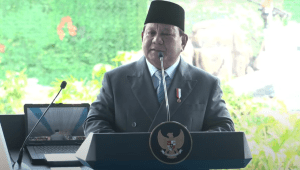 Presiden RI Prabowo Subianto di pembukaan Indo Defence, Jakarta, Rabu, 11/6/2025. | YouTube Sekretariat Presiden