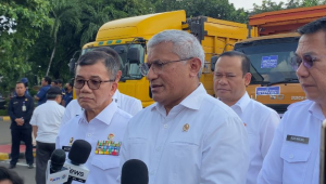 Kepala BNN Komjen Pol Martinus Hukom saat memberikan keterangan kepada media di kantor Bea Cukai, Jakarta Timur, Senin, 23/6/2025 | Ari Kurniansyah/Forum Keadilan