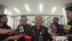 Kepala Pusat Penerangan Hukum Kejaksaan Agung (Kapuspenkum Kejagung) Harli Siregar di Gedung Bundar Kejagung, Senin, 23/6/2025 | Syahrul Baihaqi/Forum Keadilan
